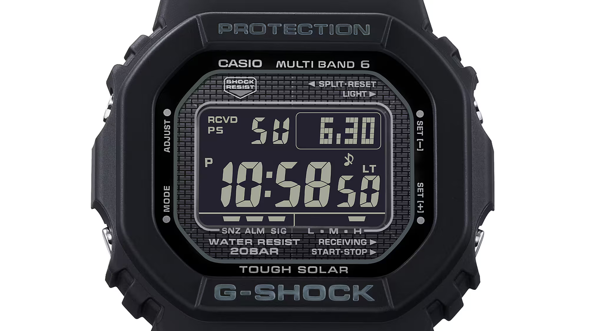 時計 G-SHOCK GW-5000HS-1JF G-Shock GW5000HS-1 Tough Solar Multi-Band 6 Digital Black Square