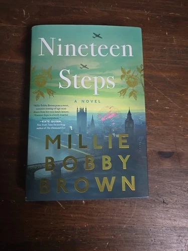 Signed Millie Bobby Brown "Nineteen Steps" HC Book - Autograph - Stranger Things