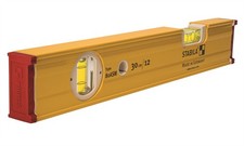 Niveau à Bulle Anti-Dérapant STABILA 30cm 80ASM-30 Jaune Magnétique 19676