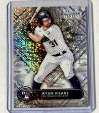 Speckle Refractor #/99- 2022 Bowman Sterling #BSR-16- Ryan Vilade Rc Sp