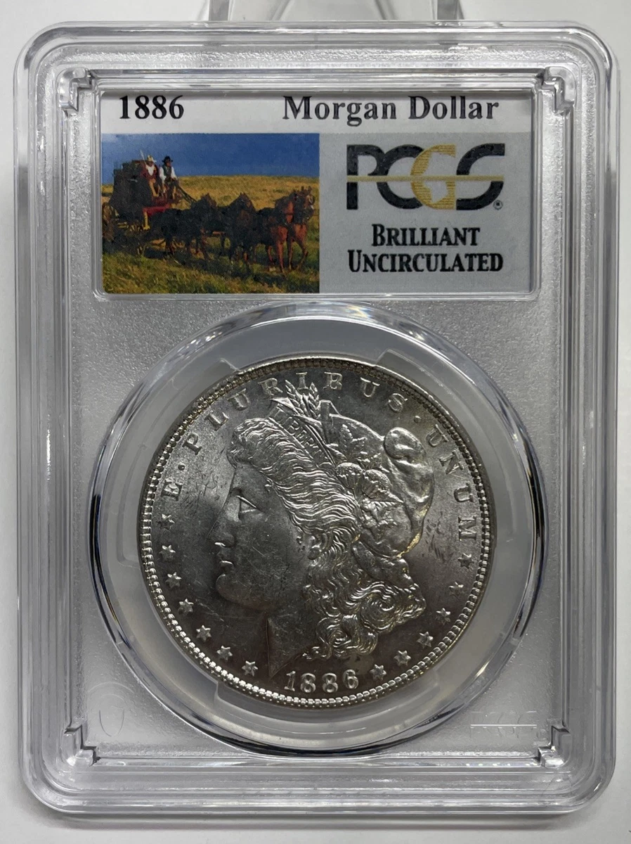 Uncirculated 1886 Year Morgan US Dollars (1878-1921) for sale | eBay