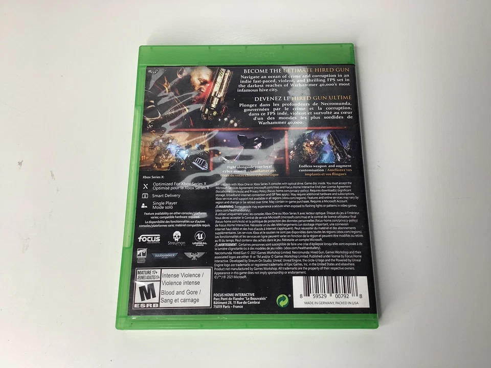 Necromunda Hired Gun (Xbox Series X, 2021) TESTED WORKING - Image 2 of 3
