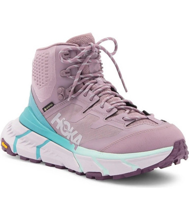 Wmns Hoka Tennine Hike GTX $275 Gore-Tex WATERPROOF Elderberry Hiking Boots Shoe