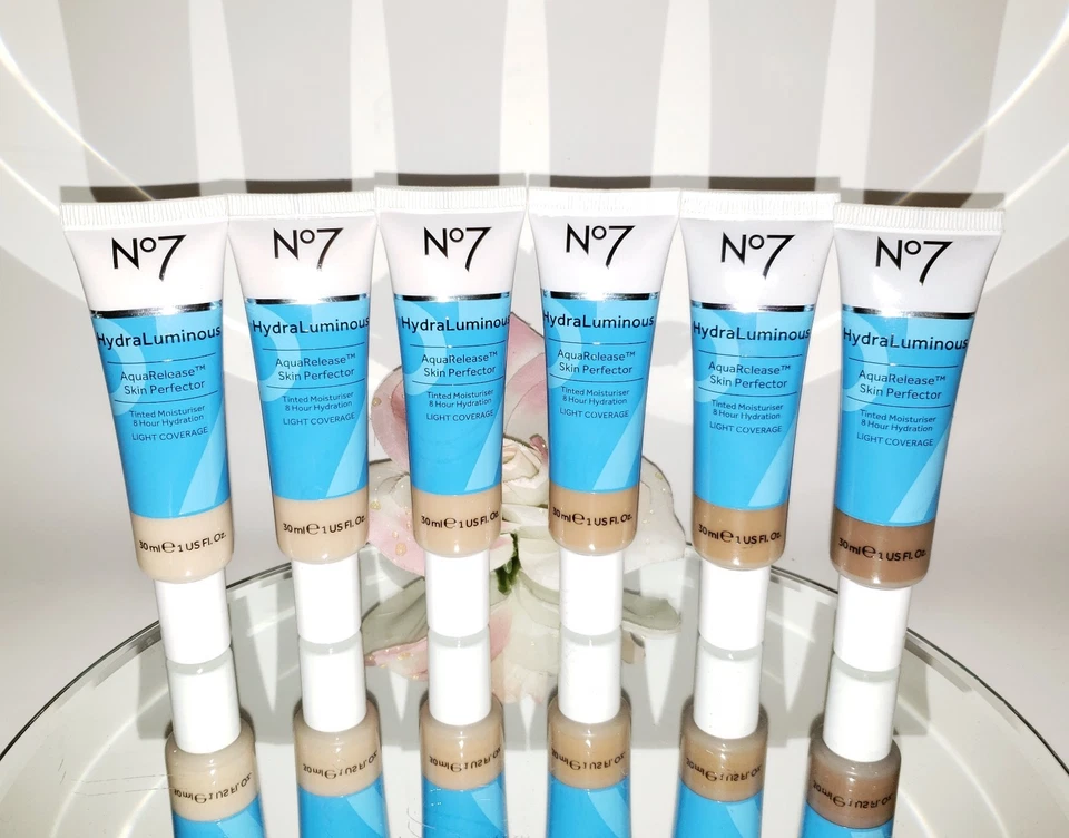 BOOTS NO 7 Boots No7 HydraLuminous AquaRelease Skin Tint Perfector Tinted Moisturizer PICK