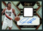Jabari Walker 2022-23 Panini Select ROOKIE JERSEY AUTO RJA-JWL NBA Card RC /199