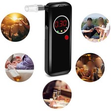 Portable Breathalyzer with LCD Display and Accurate Alcohol Measurement