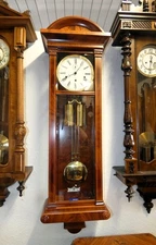 58091 Kieninger Riese Viennois Wanduhr-WESTMINSTER-8 Staben-2XABSTELLUNG-115cm H