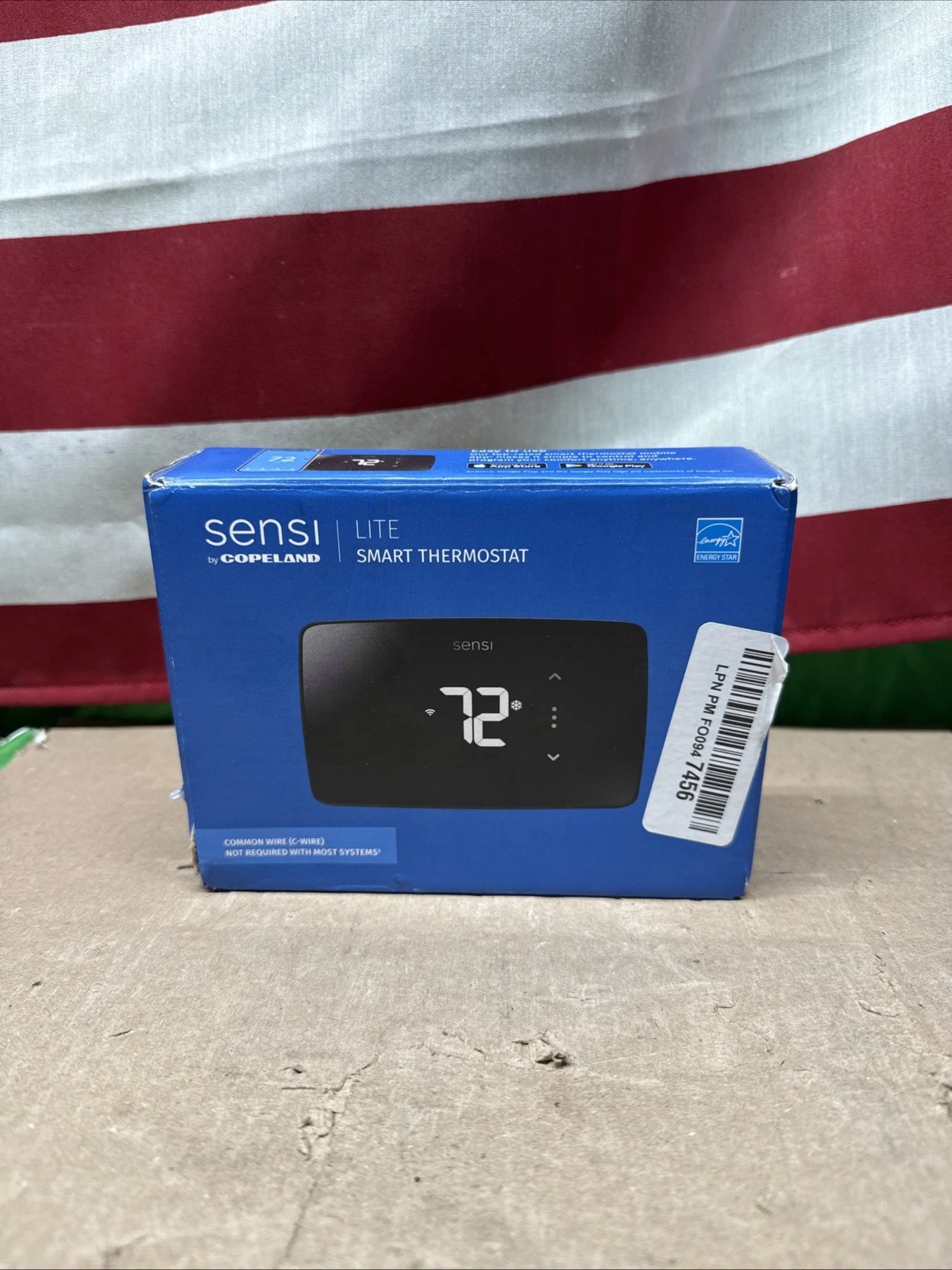Emerson Sensi Lite ST25 Wi-Fi Smart Programmable Thermostat - Black