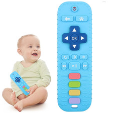 Remote Teethers Silicone Baby Teething Toys, TV Remote Teether for 3-6-12-18 Mon