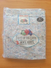 Vintage Fruit of the Loom Men's Boxer Shorts 3 Pack Size 40