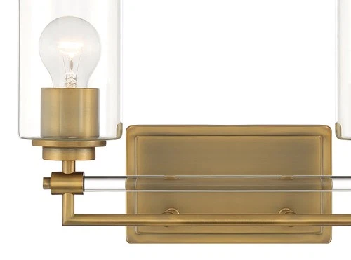 Minka Lavery 2642 Binsly 2 Light 16"W Vanity Light - Brass - Picture 2 of 4