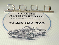 Mercedes Benz 1238170915 300 D Emblem Badge with Mounting Pins Very Nice Clean