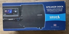Sirius SUBX2 Satellite Radio Speaker Dock Black New Open Box