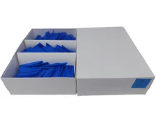 2.0" Blue Raptor II R2 Vanes: Q2i Norway Industries: Bulk Pack Of 500 Count
