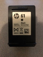 Empty HP 61 Black Ink Cartridge Never Refilled Genuine