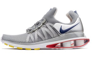 nike shox gravity silver