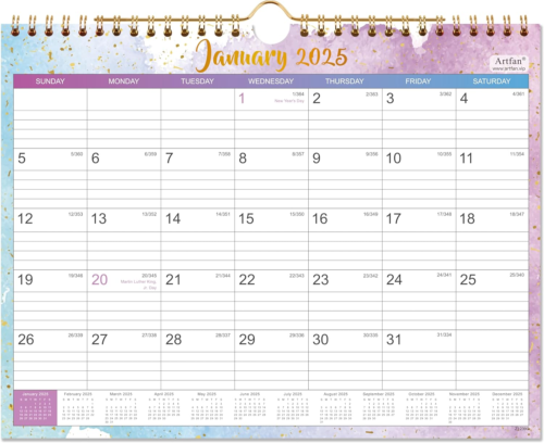 2025 Calendar - Wall Calendar 2025, Jan. 2025 to Dec. 2025, 11" X 8.5", 12 Month - Picture 12 of 12