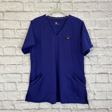 Carhartt Women s Medium Shirt Career Occupational Scrubs Uniform Drawstring