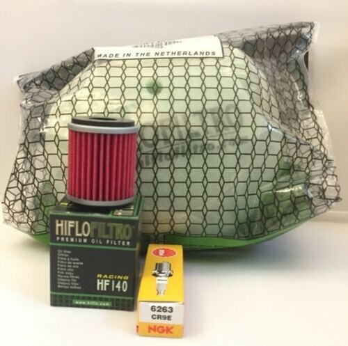 Kit Entretien pour Yamaha WR250F (2009 À 2014) Air/Huile Filtre Et NGK Bougie