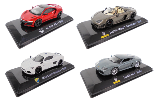 Lot de 4 voitures miniatures Ferrari – Collection Classico (Shell) - Collection