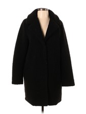 Scoop Women Black Faux Fur Jacket S