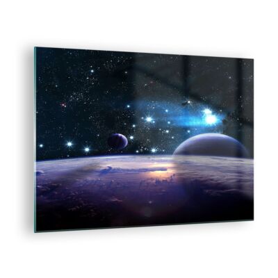 Impression sur Verre 70x50cm Tableaux Image Photo Exotique Feuilles