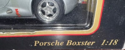 Maisto Porsche Boxster Special Edition Silver Convertible In Box 1