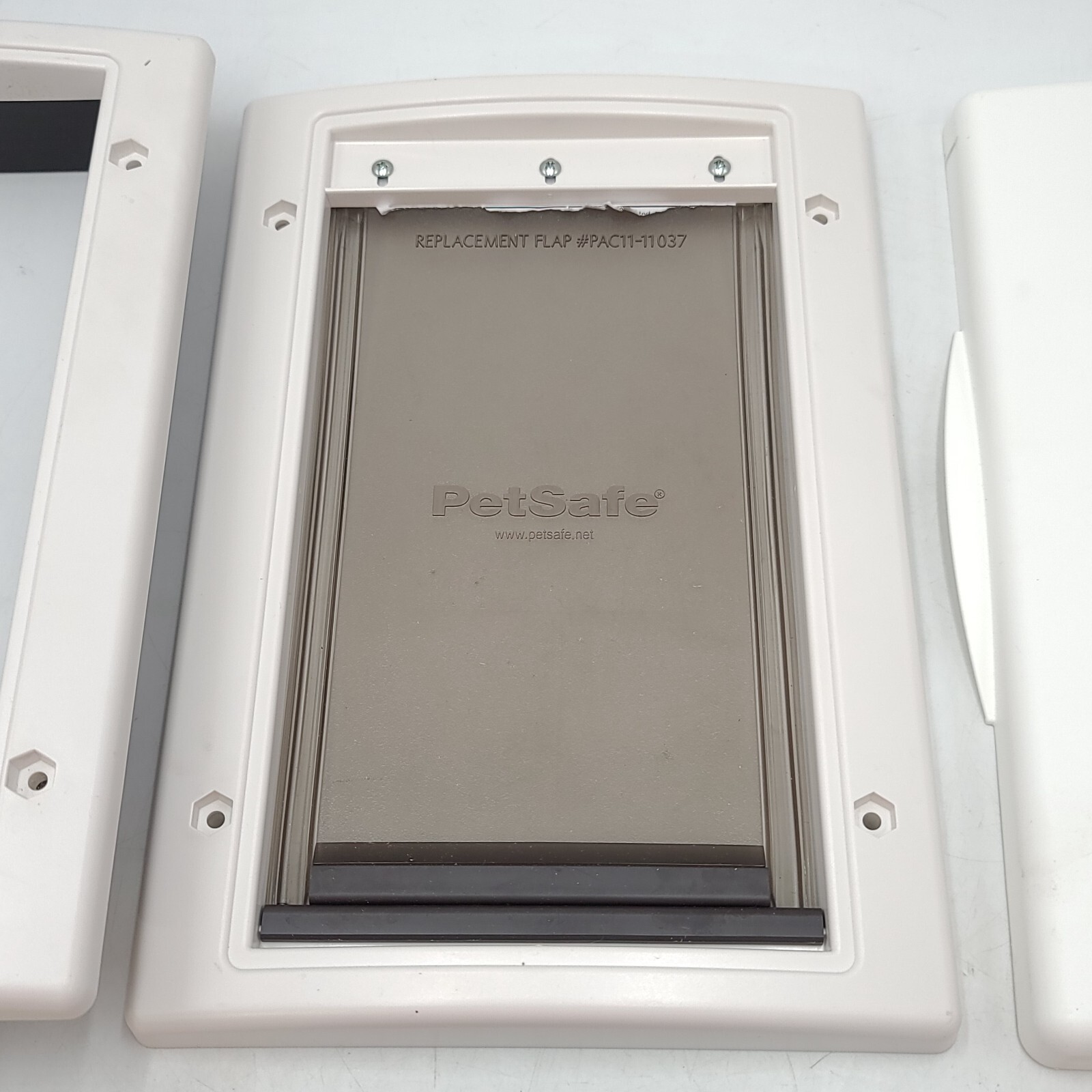 PetSafe PAC1111037 White/Brown Pet Door Replacement Flap Small (5" x 8