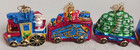 Thomas Pacconi Classics Christmas Blown Glass Train Ornament Set of 5 Used — photo 2