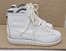 ADIDAS SUPERSTAR BOOTS TRAINERS SIZE UK 5 BEIGE EXCELLENT CONDITION 