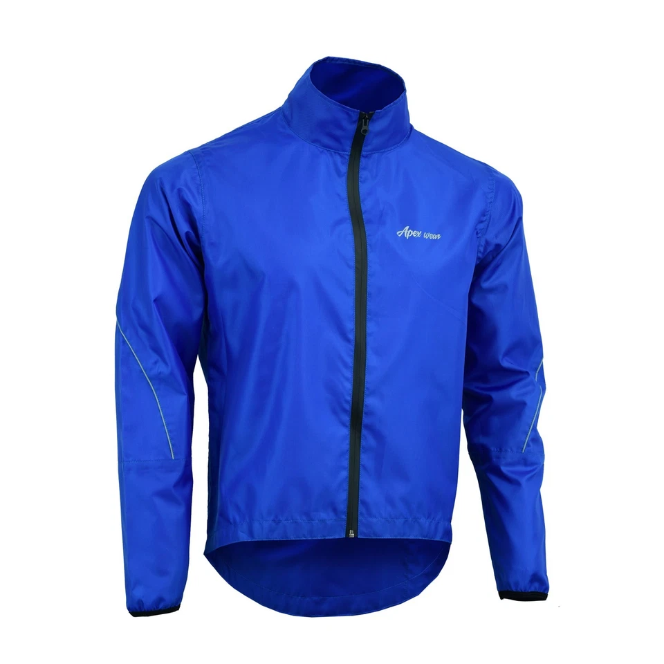 Chaqueta impermeable de ciclismo para hombre de alta visibilidad para correr Top abrigo de lluvia S a 2XL Foto 3 de 4