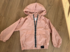 Zara SLOGAN-PRINTED RAINCOAT Pink / White size 7 cm 122