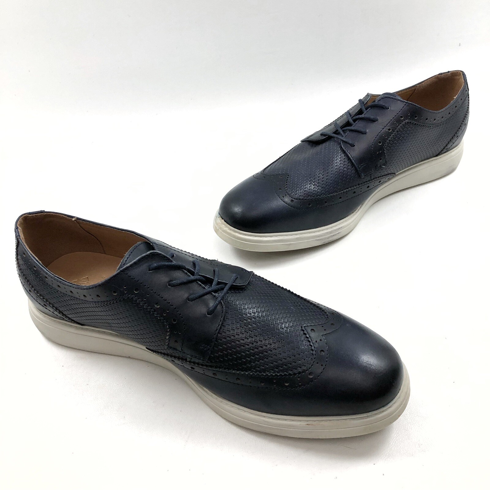 SAOLA La Milano Palmer taglia 12 pelle blu navy