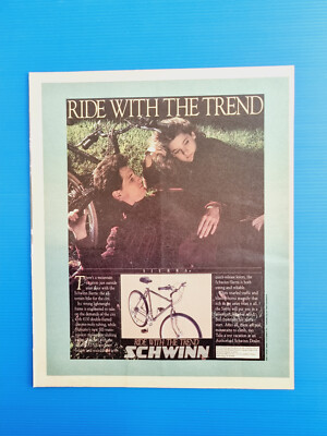 Schwinn Sierra Advertising Vintage Magazin Werbung Original 80er