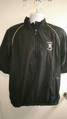 EUC - GREG NORMAN Jacket Windshirt - 1/4 Zip - Play Dry - Short Sleeve - Men M