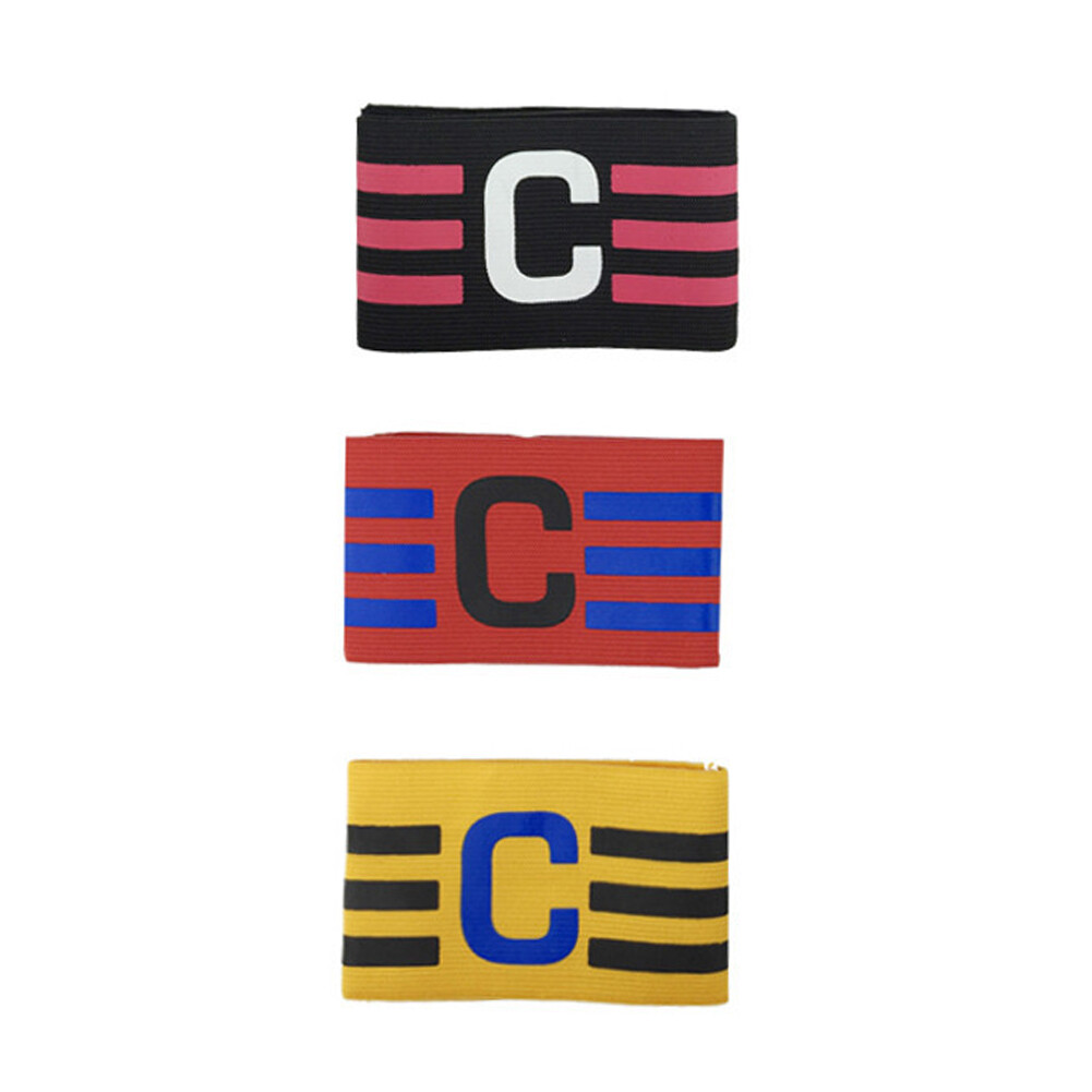 Nylon Soccer Group Arm Band Adjustable Player Leader Football Captain