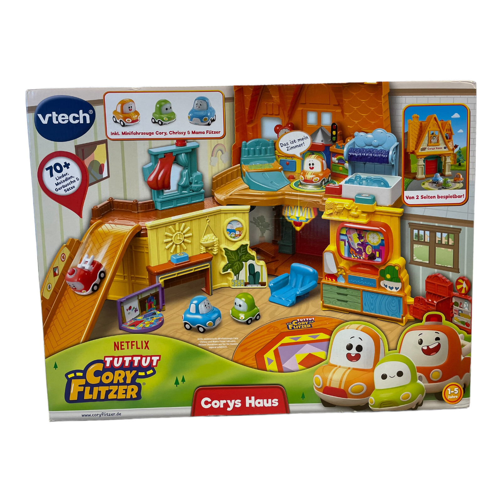 Vtech Tut Tut Cory Flitzer Feuerwache – Interaktives Spielset Mit 2 Fahrzeugen & Originalstimmen