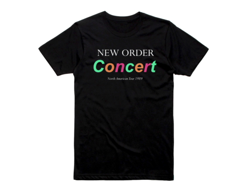 New Order "North American Tour 1989" - T-shirt - Afbeelding 1 van 1