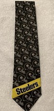 VINTAGE Pittsburgh Steelers NFL tie Helmet Logo 1997 Game day Ralph Marlin Mens