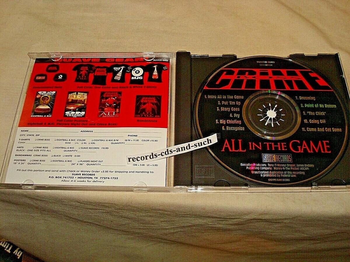 All in the Game [PA] -Crime Boss (Eightball & MJG) RARE MISPRINT 2