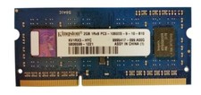 KV1RX3-HYC Kingston 2GB PC3-10600 DDR3-1333MHz non-ECC Unbuffered CL9 204-P