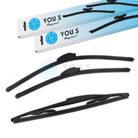 You.S Original Scheibenwischer SET Vorne + Hinten FüR Mazda 3 (Bl) - NEU