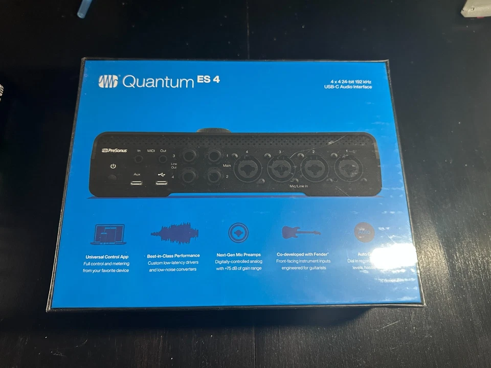 NEW PRESONUS Quantum ES 4 USB-C Audio Interface 4 x 4 24-bit 192kHz - Image 2 of 3