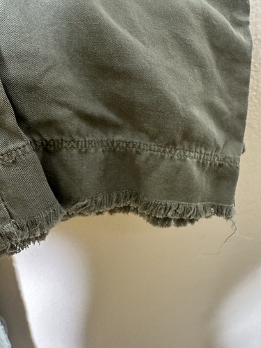 Cloth & Stone olivgrüne Cropped Hose Lyocell Gr. M Taschen Kordelzug weich - Bild 4 von 6