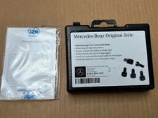 Mercedes-Benz Genuine Wheel Black Lock SET NEW G E CL GL GLC GLE GLK EQS EQE
