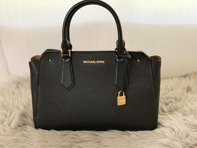 hayes large saffiano leather satchel
