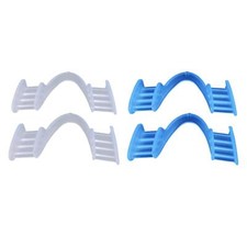 2 Pieces Silicone Night Mouth Guard Sleeping Mouth Guard for Teeth Clenching
