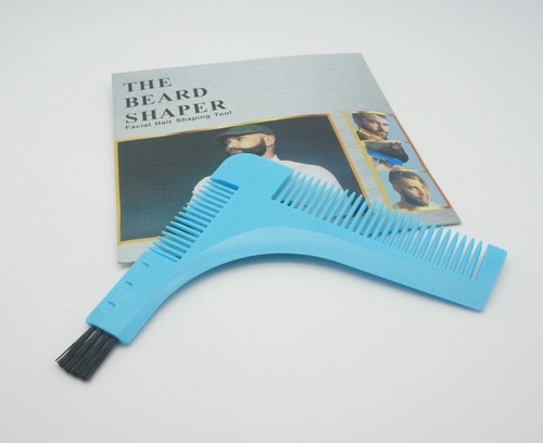 Stainless Steel Plastic Beard Styling Shaping Template Comb Facial Hair Tool - Picture 14 of 18