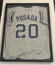Jorge Posada Signed Jersey Framed Yankees