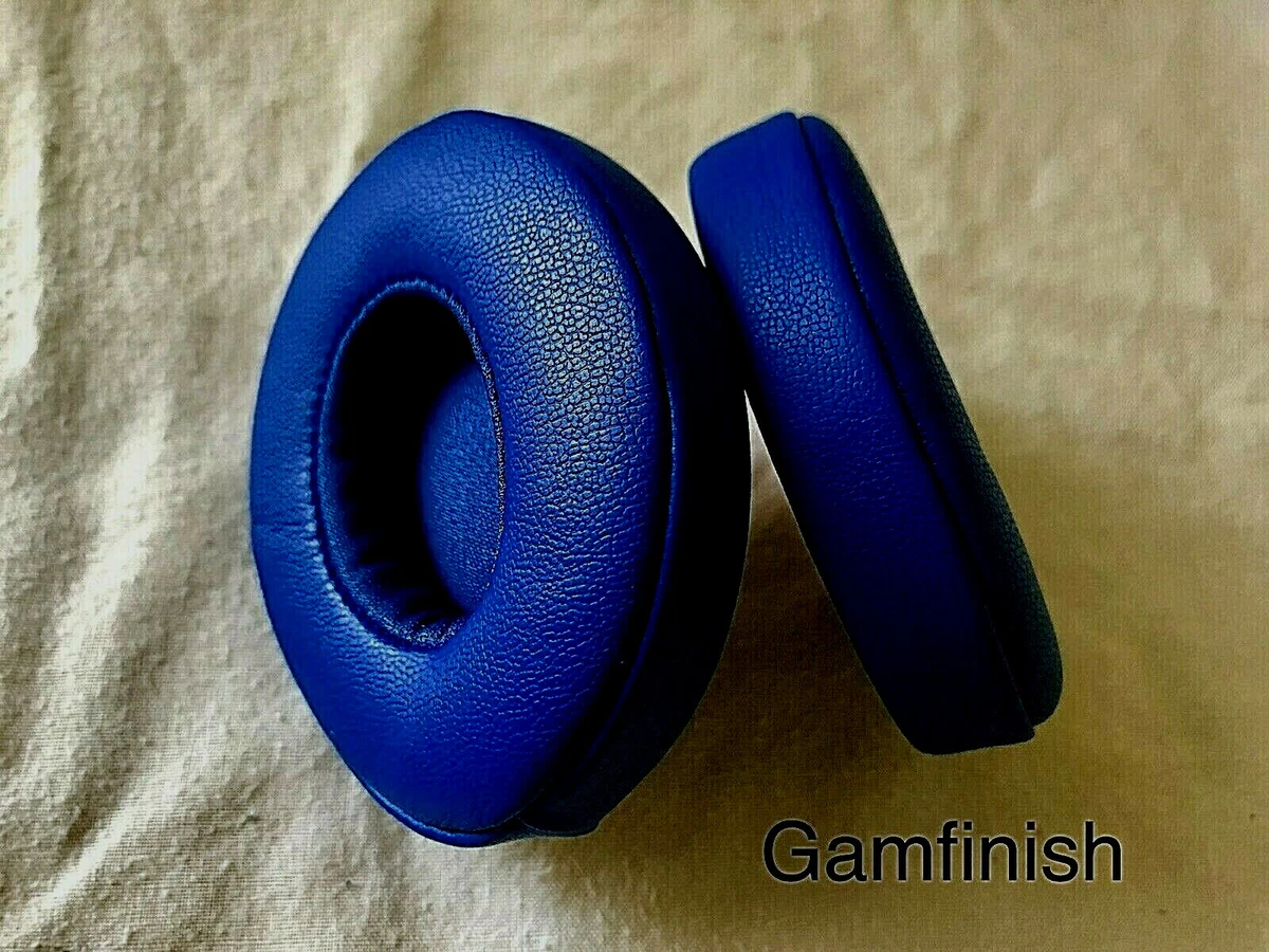 Replacement Blue Ear Pads For Beats by Dr Dre Solo 2 Solo 3 2.0